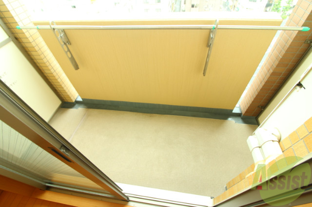 バルコニー　風通しの良いバルコニーです。