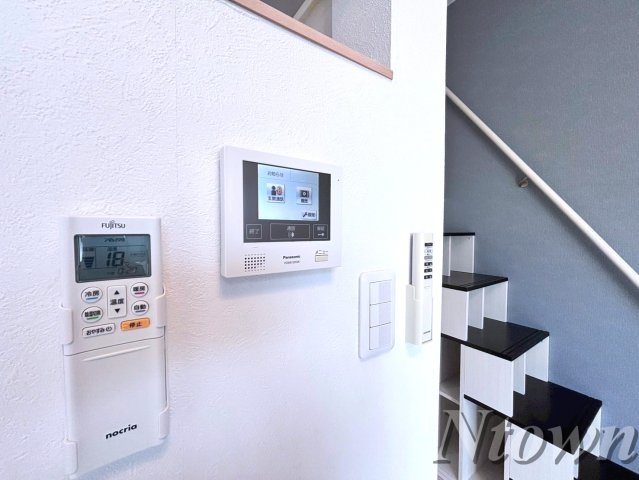 セキュリティ　モニター付きインターホンです