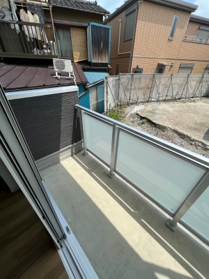 バルコニー　広々としたバルコニーです