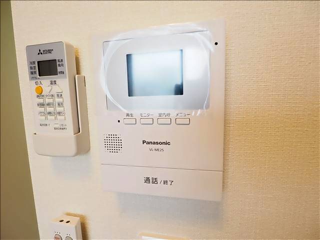 セキュリティ　映像で来訪者を確認できます