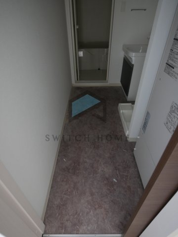 洗面設備　スペースが確保できる洗面所です