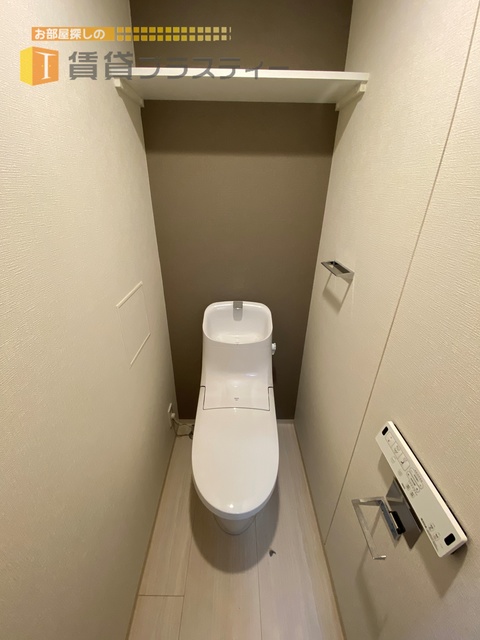 トイレ　曲線美が美しいトイレ。