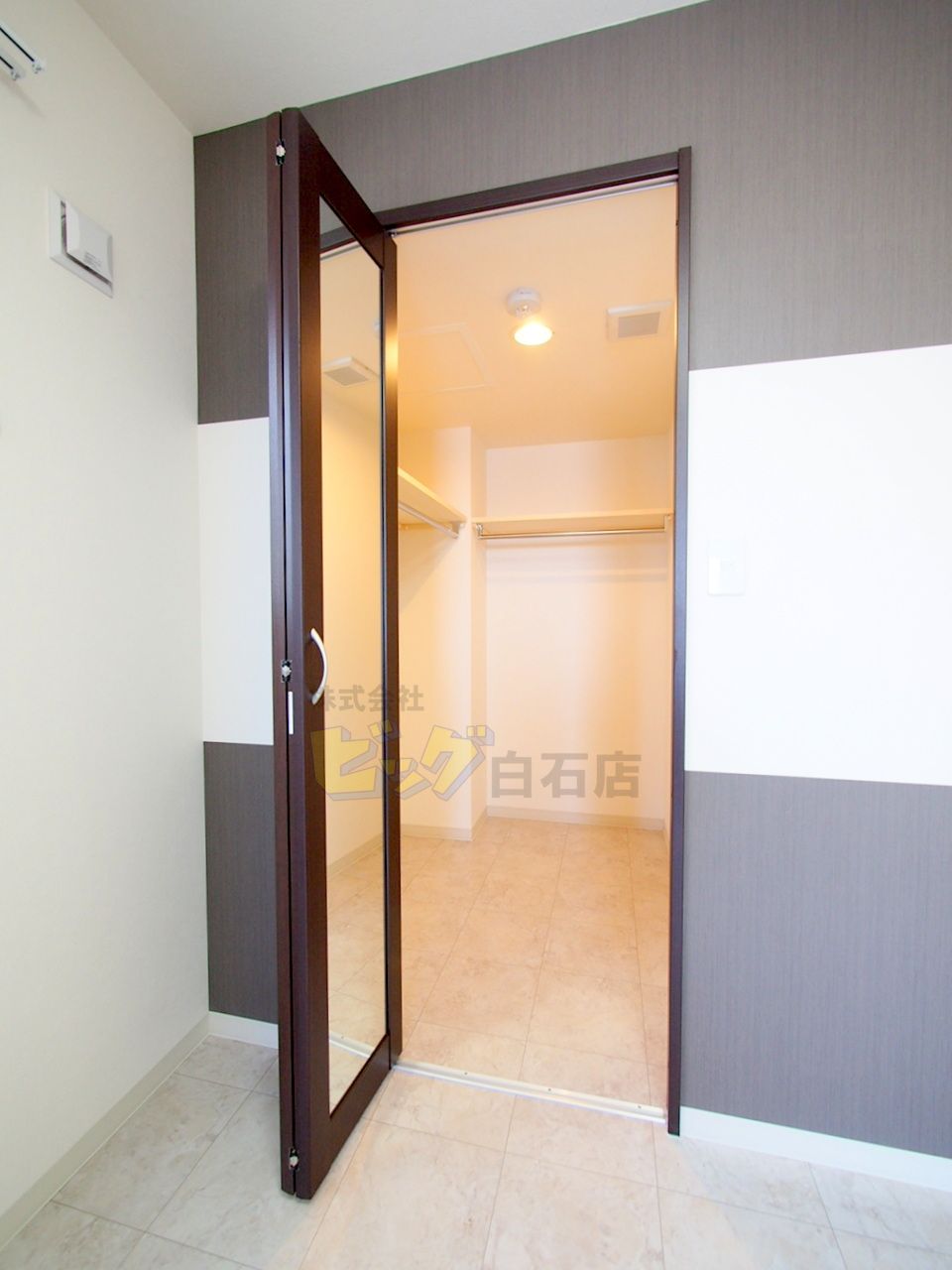 収納　広々ウォークインクローゼット完備しています♪