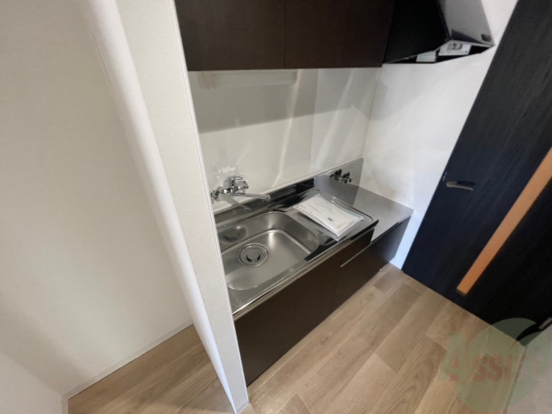 キッチン　洗い場が大きくて洗い物もしやすそうです。