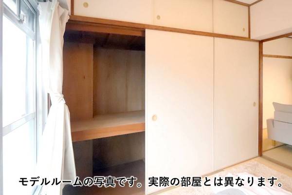 収納　モデルルームの写真です