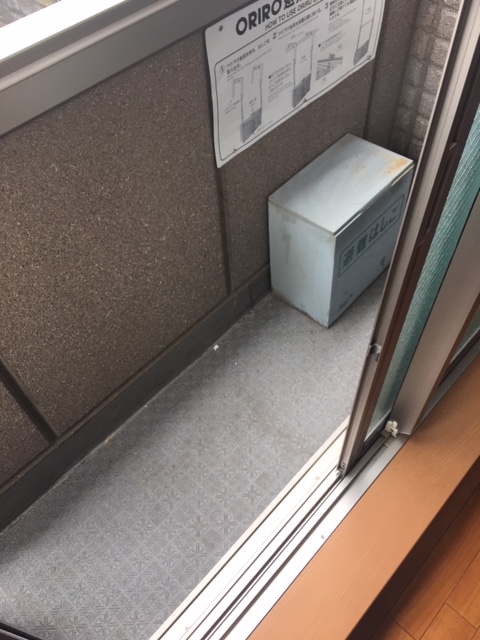 バルコニー　別号室の参考写真です