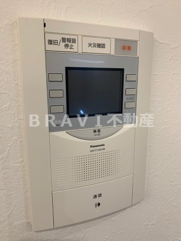 セキュリティ　【B-PROUD天満橋】モニター付きインターホン