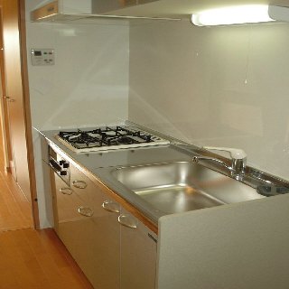 キッチン　ガスのシステムキッチン