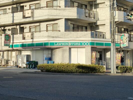 コンビニ　ローソンストア100灘区千旦通店（コンビニ）まで197m