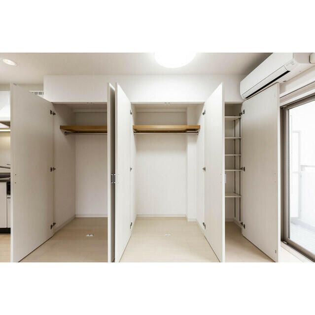 収納　大きなスペースがあり、収納には困りません