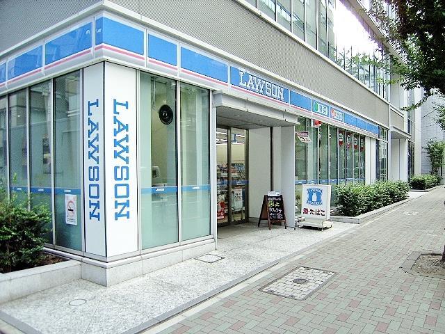 コンビニ　ローソン日本橋蛎殻町一丁目店（コンビニ）まで40m