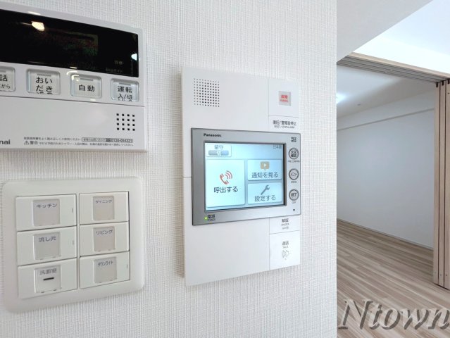 セキュリティ　モニター付きです