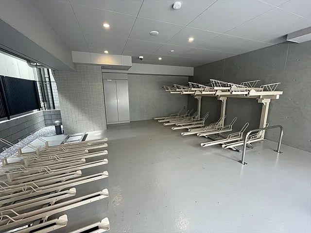 駐車場　駐輪場です。
