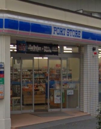 コンビニ　ローソン ポートストア海岸店（コンビニ）まで124m