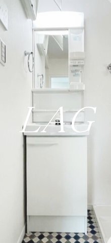 洗面設備　洗面台です。