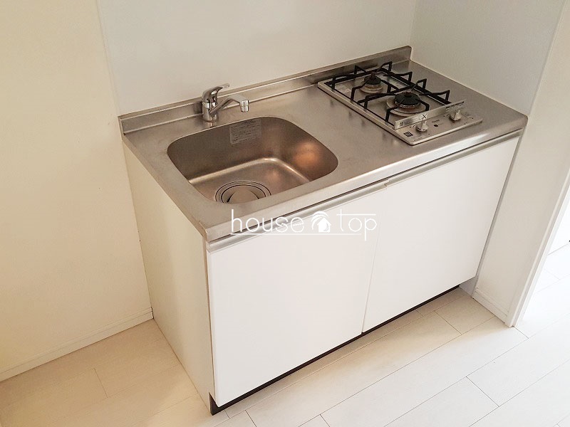 キッチン　2口コンロなのでお料理も楽しめますね♪