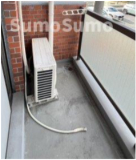 バルコニー　広々としたバルコニーです