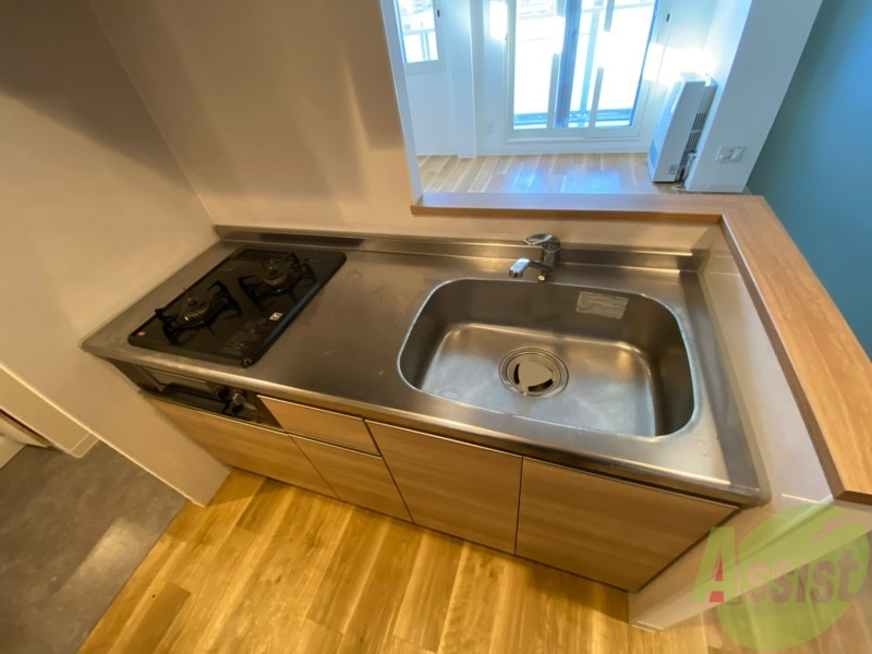 キッチン　こちらはキッチン。調理スペースもあり使いやすそうです。