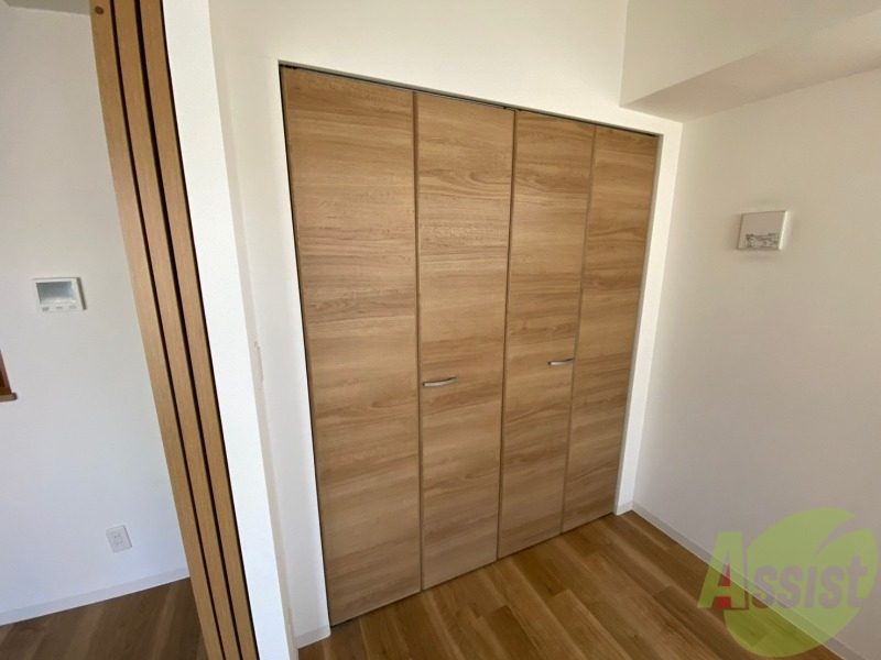 収納　洋室にあった収納。荷物がたくさんあっても大丈夫。