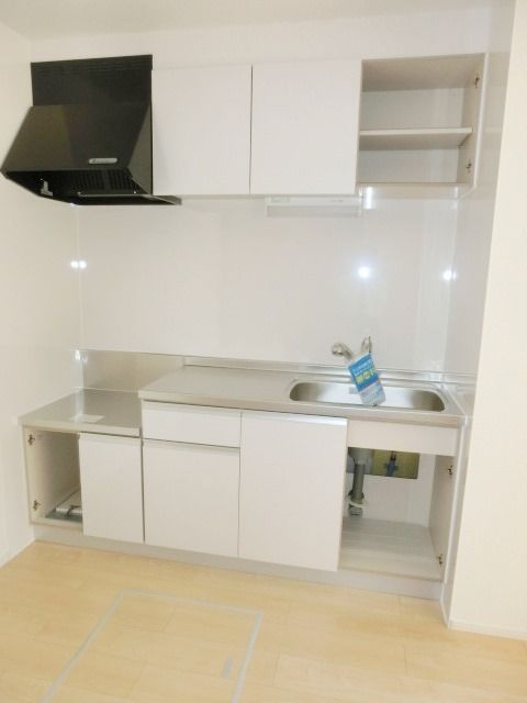 キッチン　ガスコンロ2口設置可能