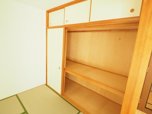 収納　天袋付きの押入