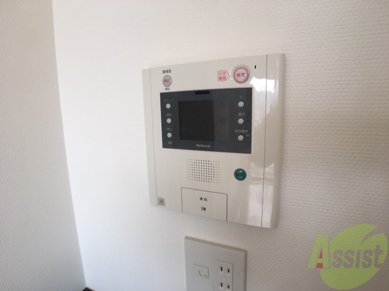 セキュリティ　モニター付きインターホンでセキュリティも安心です！