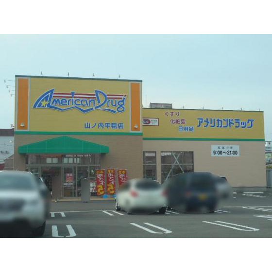 ドラックストア　アメリカンドラッグ山ノ内平穏店（ドラッグストア）まで849m