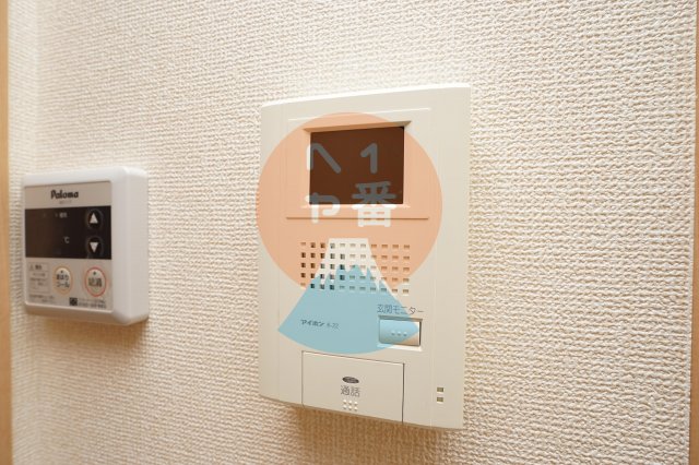 セキュリティ　TVモニターホン付きで安心ですね。