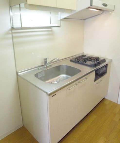 キッチン　★使いやすい二口コンロ、システムキッチン★