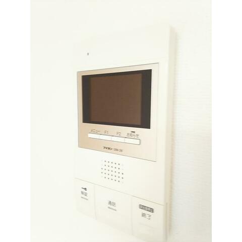 セキュリティ　モニター付きインターホンです。