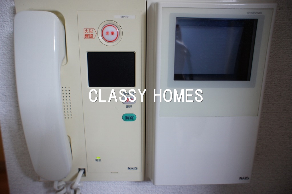 セキュリティ　2002年竣工　スカイコート三田慶大前：モニターホン