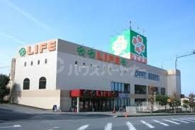 スーパー　ライフ増尾店（スーパー）まで420m