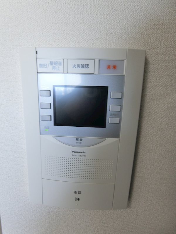 セキュリティ　モニターインターホンです。