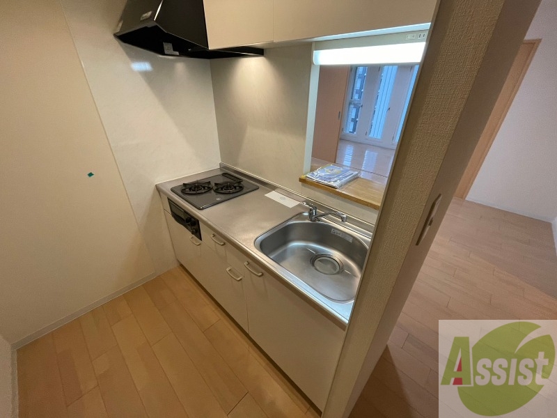 キッチン　２口システムキッチンなので、すぐお料理に使えます！