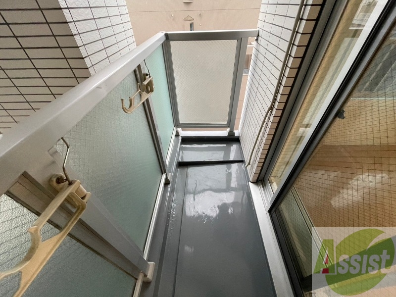 バルコニー　バルコニーです。天気の良い日には外干しができます！