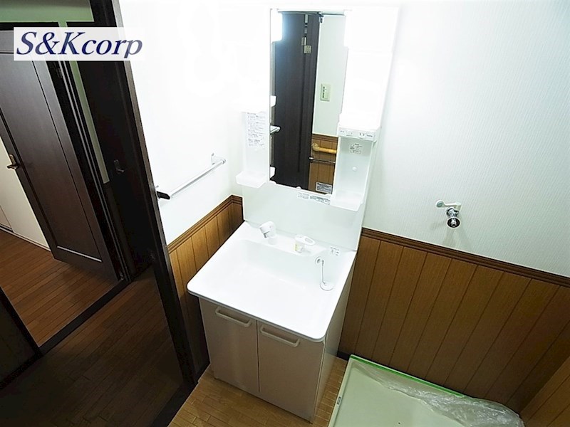 洗面設備　ガーネット森北町(ネット無料物件)