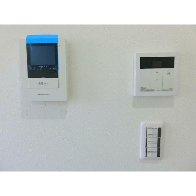 セキュリティ　インターホンはモニター付きで安心です！