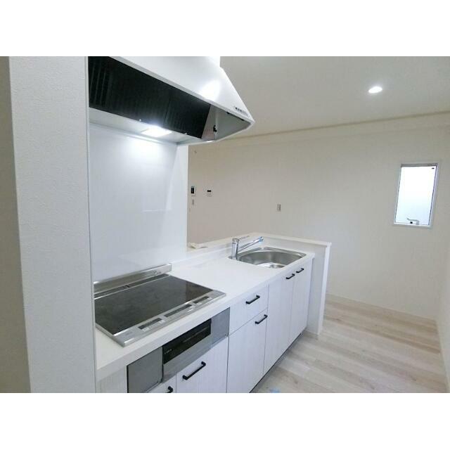 キッチン　２口ＩＨキッチンで楽しくお料理♪