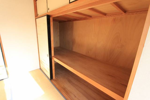 収納　収納も広々