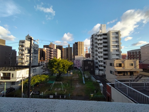 眺望　バルコニーからの眺望