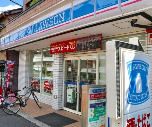 コンビニ　ローソン墨田立花一丁目店（コンビニ）まで214m