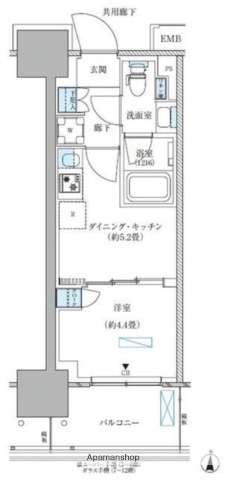 パークアクシス西大島コンフォートスクエアの間取り写真