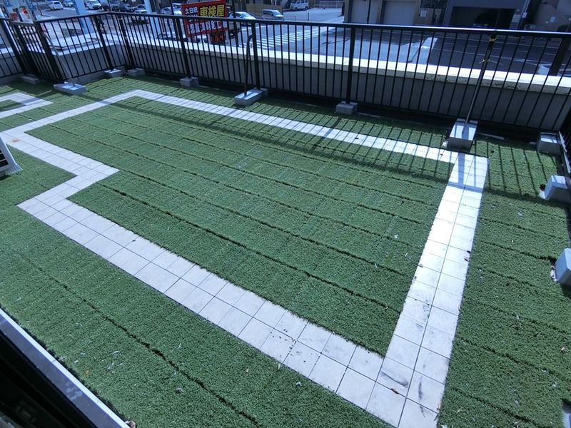 バルコニー　ルーフバルコニー付き