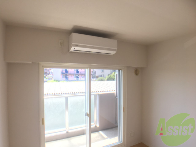 その他設備　エアコンが設置してありますので、寒暖対策もばっちり。