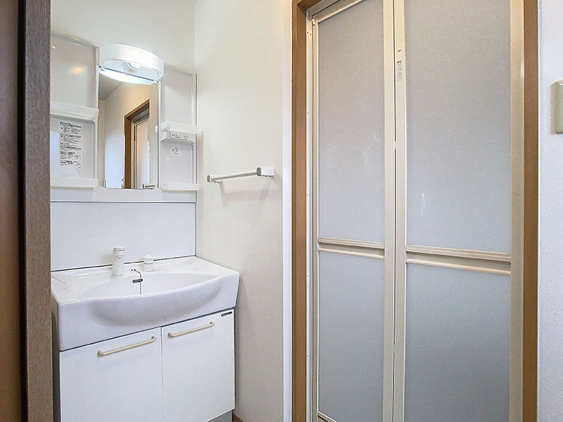 洗面設備　※別のお部屋の写真です。