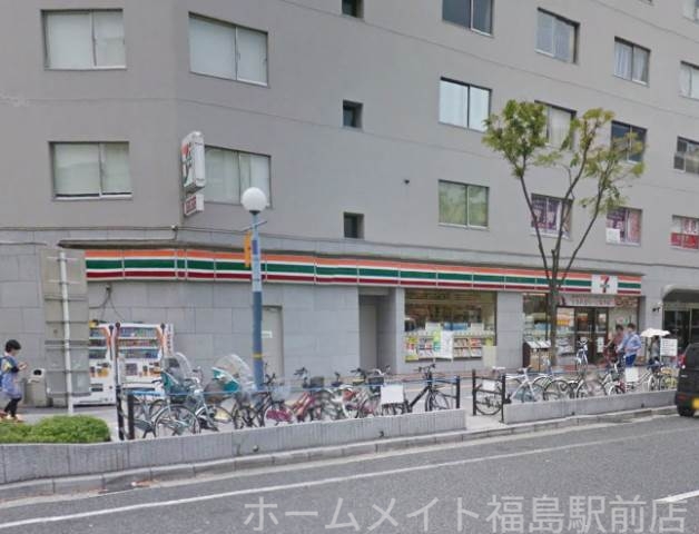 コンビニ　セブンイレブン大阪福島2丁目店（コンビニ）まで153m