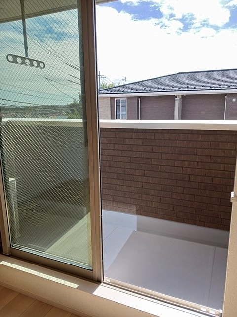 バルコニー　南東向きです。