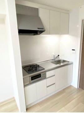 キッチン　システムキッチン★二口コンロ付き