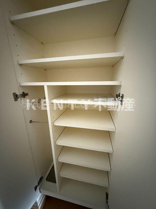 収納　ちょっとした収納スペースも充実しています