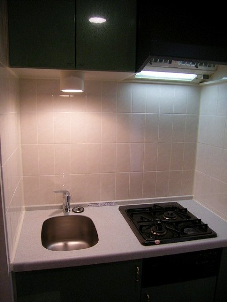 キッチン　2口ガスコンロ付キッチン